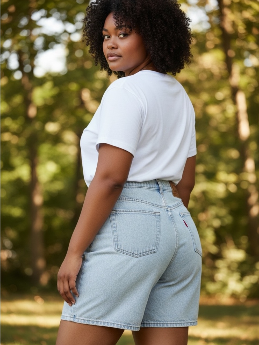 Vintage Bongo Jean high waisted shorts size 18W